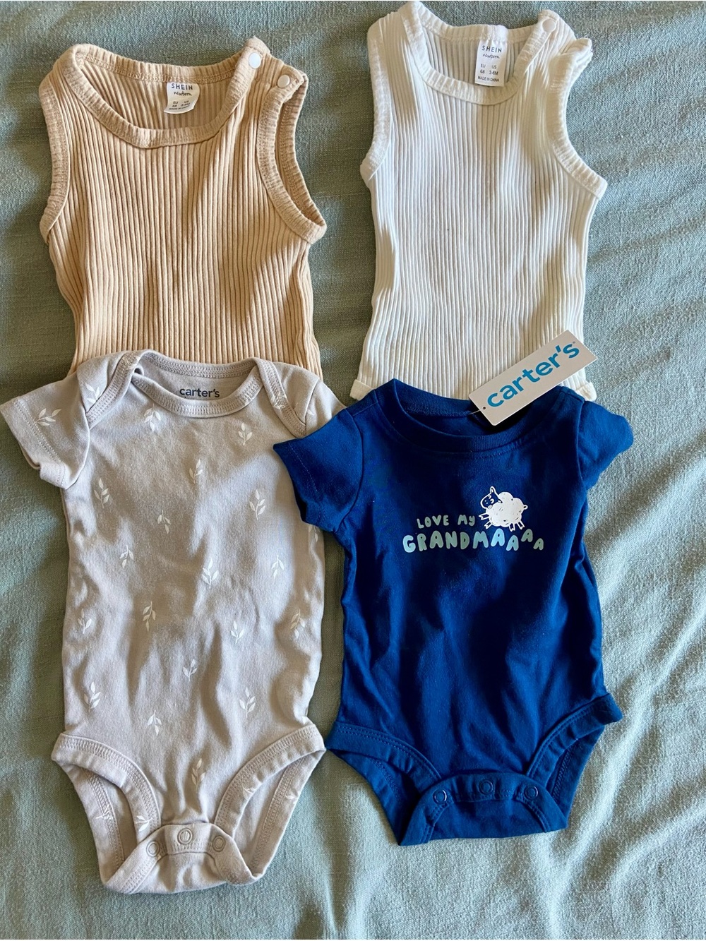 29 piece baby clothes lot, 0-3 mo, includes 9 holiday sleepers